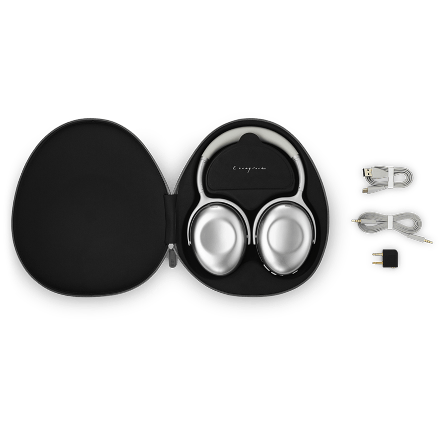 Audífonos inalámbricos con cancelación de ruido KEF Mu7 - UuyLab México - Que hay en la caja